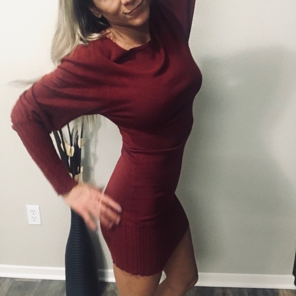Arden B sweater dress long sleeve winter dress